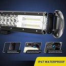 20'' 288W Led Light Bar + License Plate Bracket Combo - Wa 4x4 Camping And Accessories 