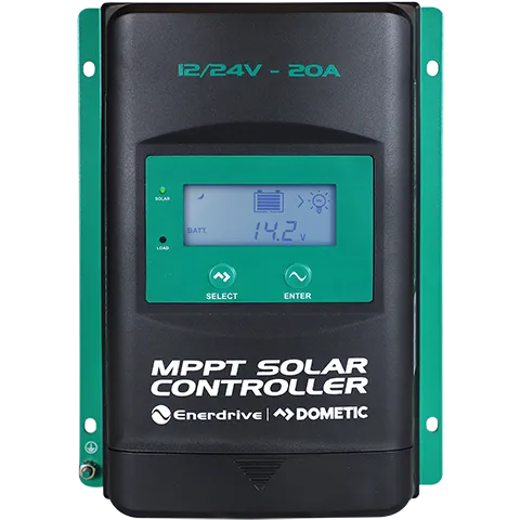 ENERDRIVE MPPT SOLAR CONTROLLER W/DISPLAY 20A 12/24V