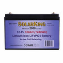 Solarking 100Ah 12V Lithium Battery LiFePo4 100A BMS Prismatic Cell Active Balancing - Wa 4x4 Camping And Accessories 